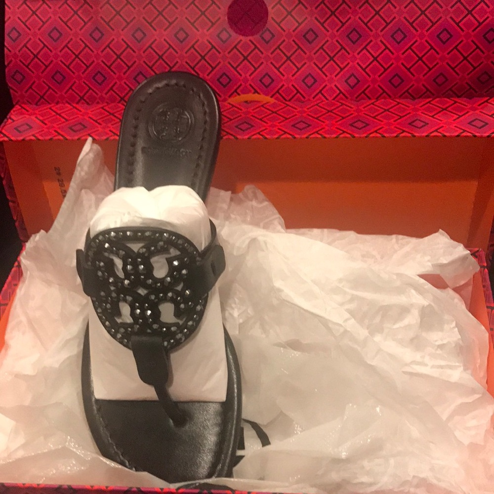 Tory Burch Miller Embelished Sandal size 6.5